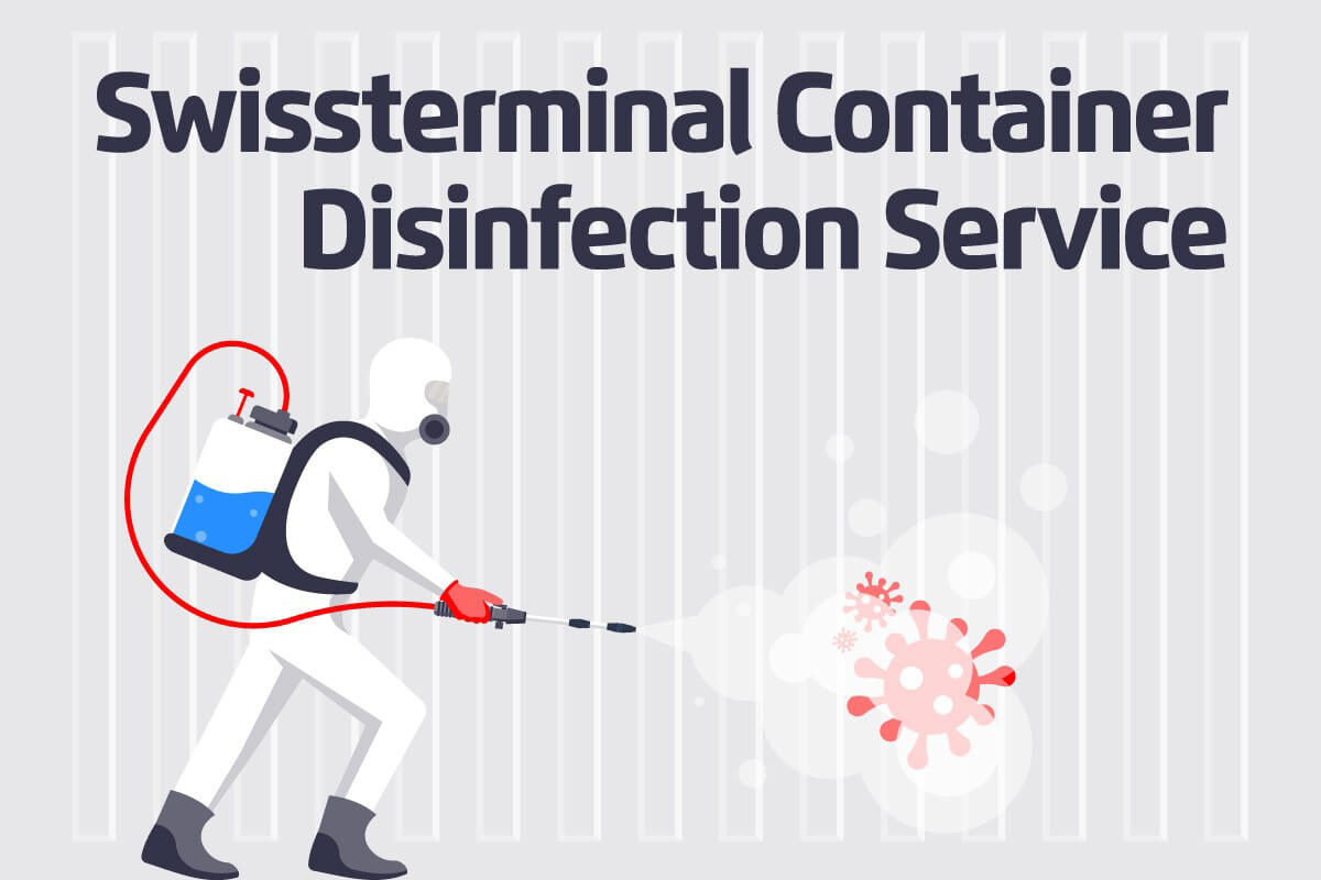 Virus-free containers: Swissterminal offers new disinfection service