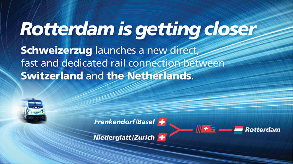 Swissterminal delivers direct connections to Rotterdam and Antwerp